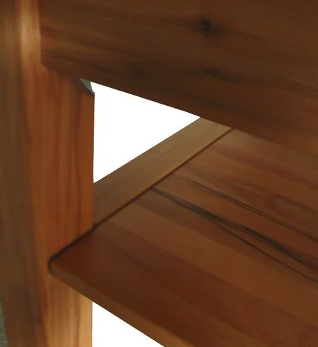 Zeitungsablage Couchtisch Kernbuche