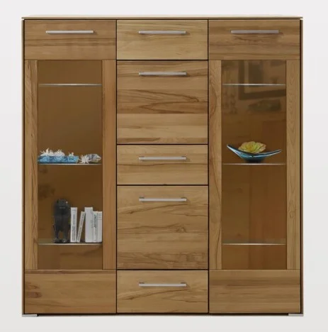 Vitrine Kernbuche SYLT | ITER® Möbel