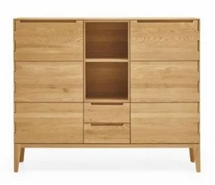 Wohnzimmerschrank Eiche hell.vollmassiv