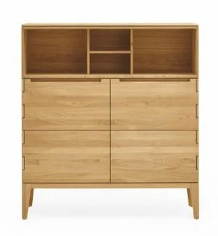 Kommode Eiche hell Massivholz Designmöbel