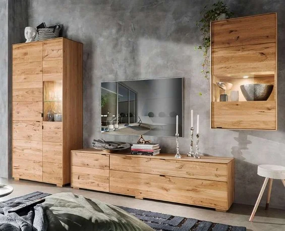 massive Wohnwand Eichenholz massive Wohnwand Eichenholz