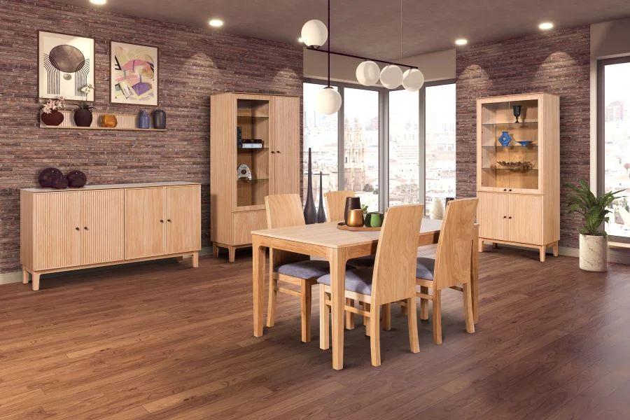 Eiche hell-Speisezimmer Moebelkollektion Design Kopenhagen 