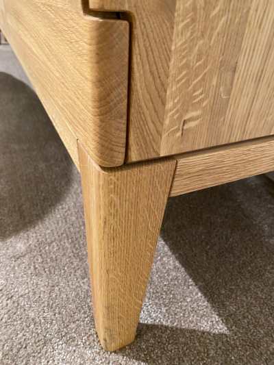 Möbelfuss Eiche Massivholz Möbelfuss Eiche Massivholz