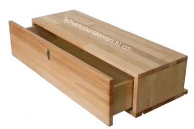 Schubladenelement Regalsystem Kernbuche
