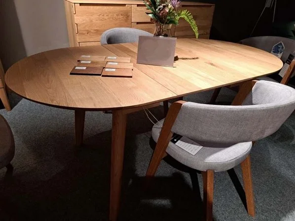 ovaler Esstisch Eiche MASSIVHOLZ ovaler Esstisch Eiche MASSIVHOLZ