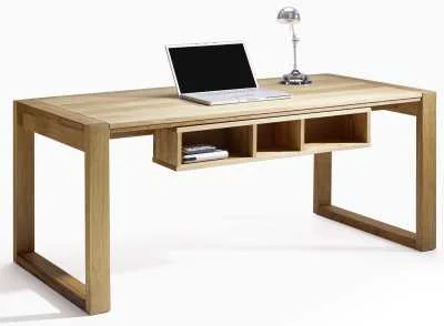 Kernbuche Schreibtisch mit Unterbauregal-optional Kernbuche Schreibtisch mit Unterbauregal-optional