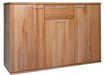 Kernbuche dreitürig  Sideboard massiv Holz