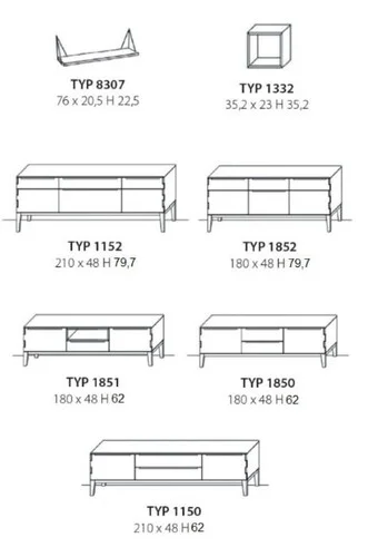 helle Eichenmöbel ORA Typenliste 2 helle Eichenmöbel ORA Typenliste 2