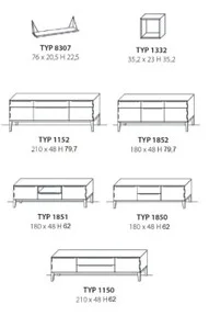 Eiche hell Typenplan 2 Eiche hell Typenplan 2